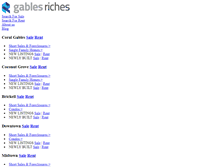 Tablet Screenshot of gablesriches.com